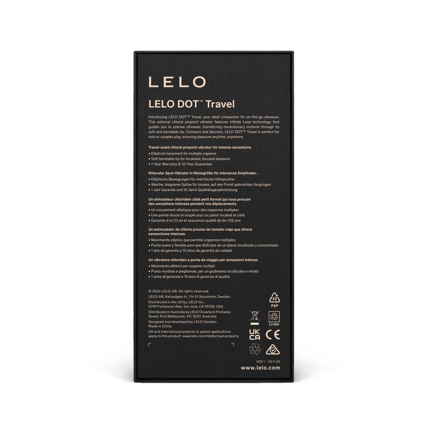 LELO DOT™ Travel Purple