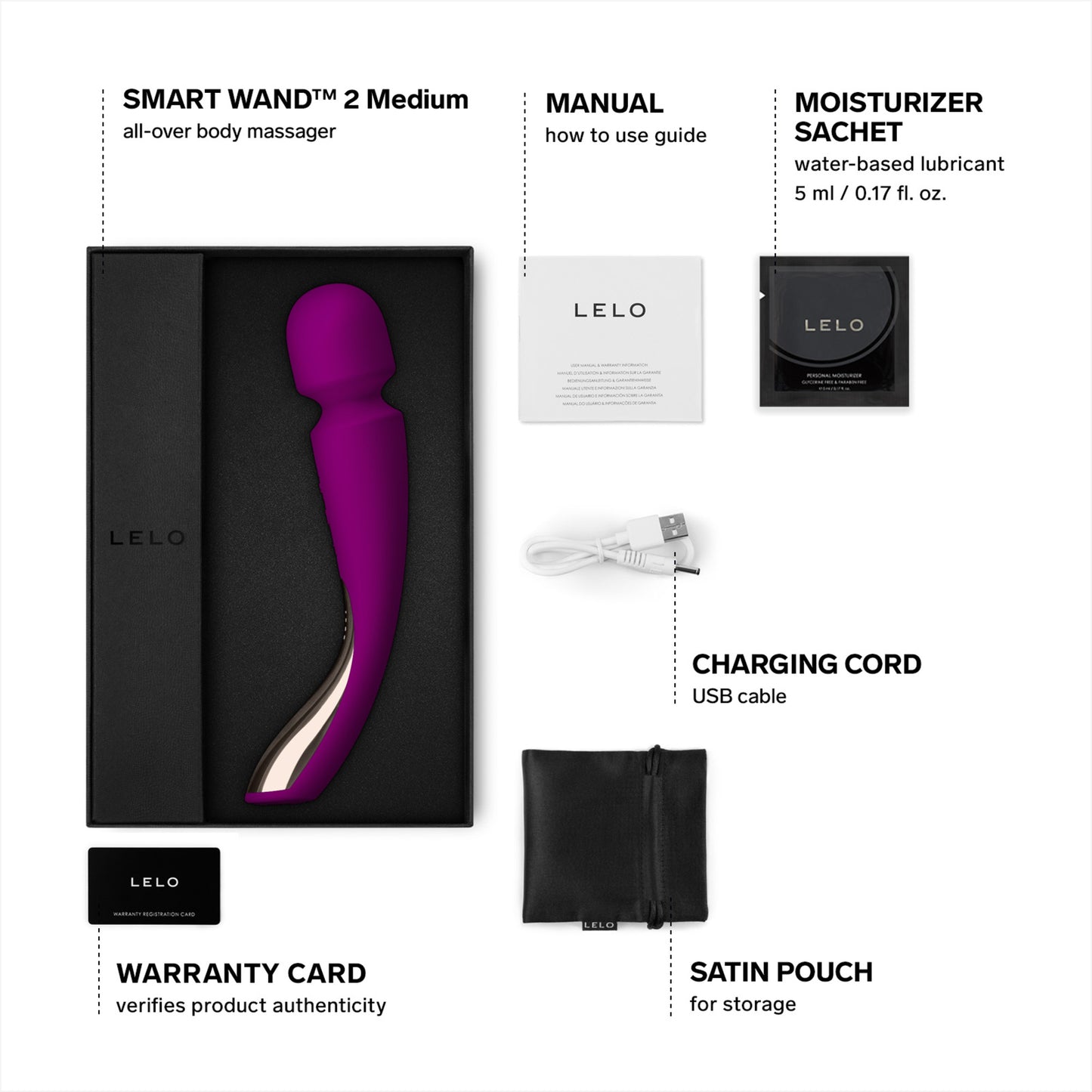 SMART WAND™ 2 MEDIUM Deep Rose